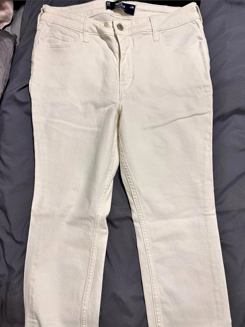 Hollister High-Rise Super Skinny Soft Stretch Jeans White Skinny Jeans Waist 10R